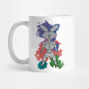 Robot bunny easter Mug